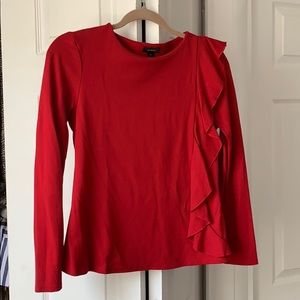 Beautiful fall ruffle top